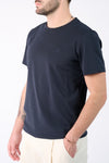 T-shirt Barone Ricamo Fronte Blu uomo Barone firenze - 1