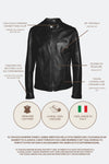 Elton Gold Nappa Nero uomo Barone firenze - 11