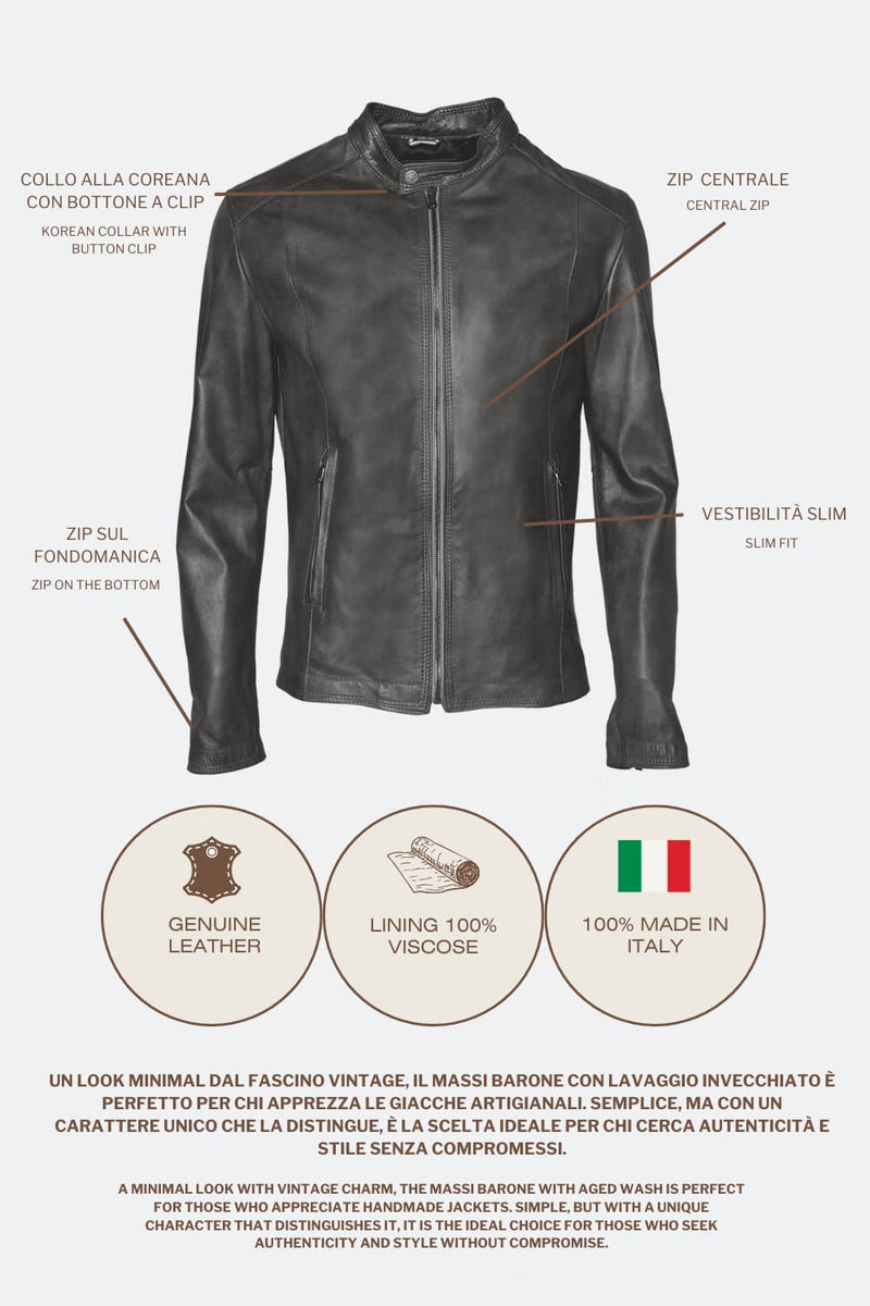 Massi Vintage Grigio uomo Barone firenze - 4