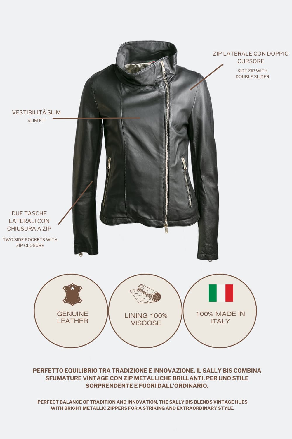Sally Bis Collo Oro Nero donna Barone firenze - 4