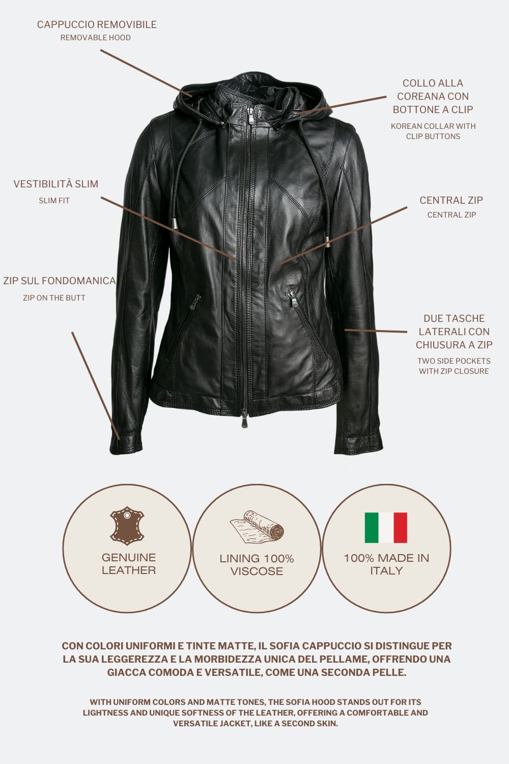 Sofia con Cappuccio donna Barone firenze - 6