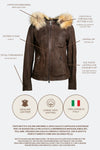 Sofia Oleato con Cappuccio Fur Tdm donna Barone firenze - 7