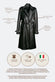 Trench Borchie Nero donna Barone firenze - 6