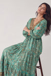 Abito Lungo Gipsy Turchese donna Barone firenze - 2