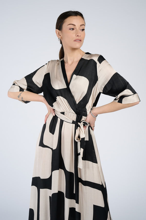 Abito Lungo Nero donna Barone firenze