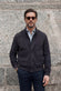 Aldo Polo Camoscio Blu unisex Barone firenze - 1