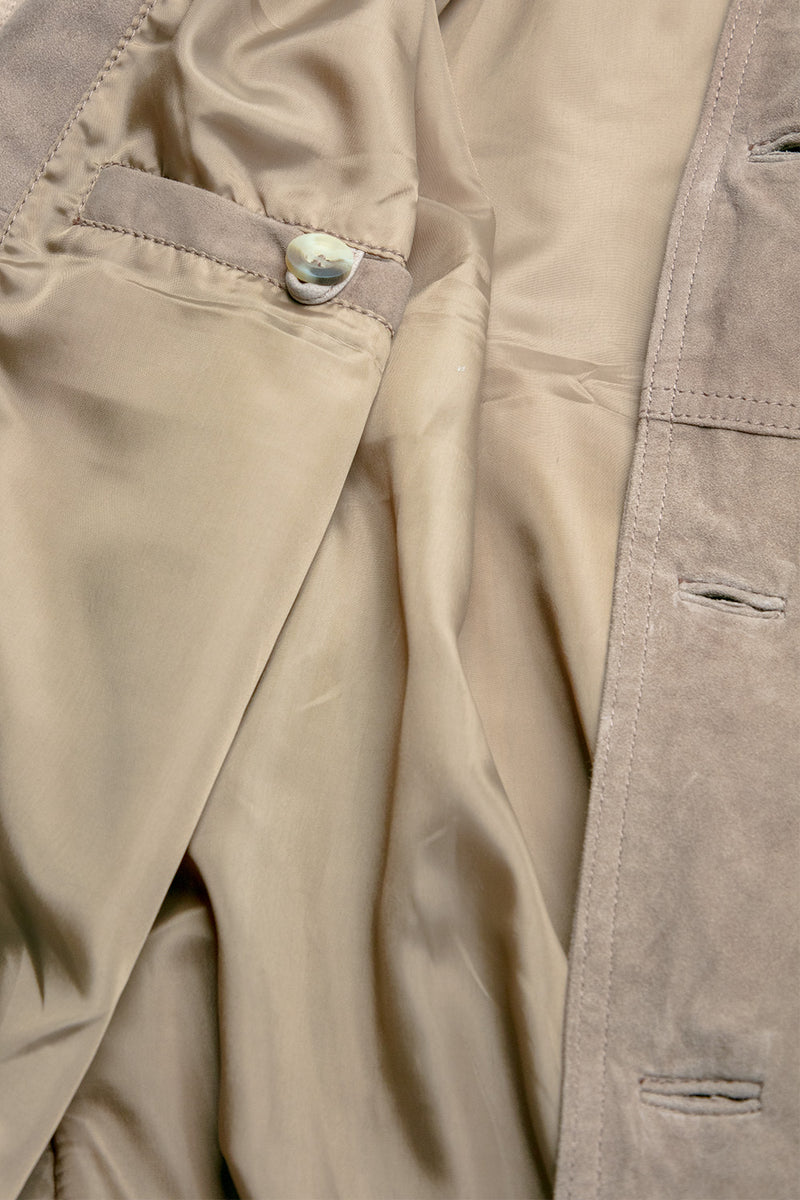 Aldo Polo Camoscio Taupe unisex Barone firenze - 7
