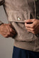 Aldo Polo Camoscio Taupe unisex Barone firenze - 3