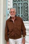 Amedeo Camoscio Cognac Scuro uomo Barone firenze - 1