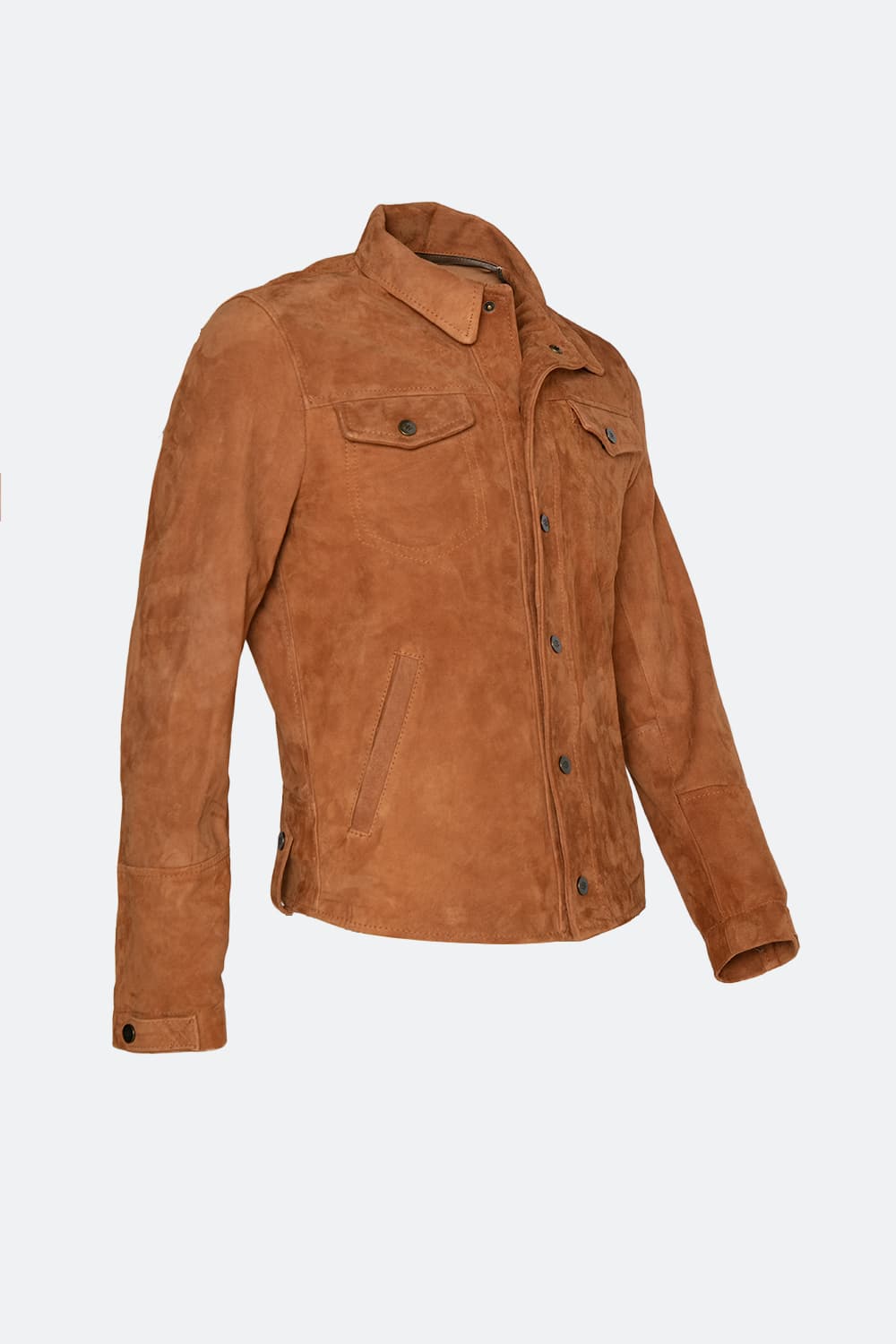 Ale Giacca Camoscio 100% vera pelle Made in Italy - Barone Firenze
