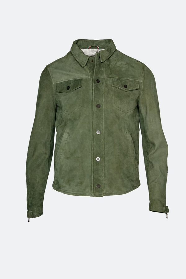 Ale Camoscio Verde Uomo unisex Barone firenze
