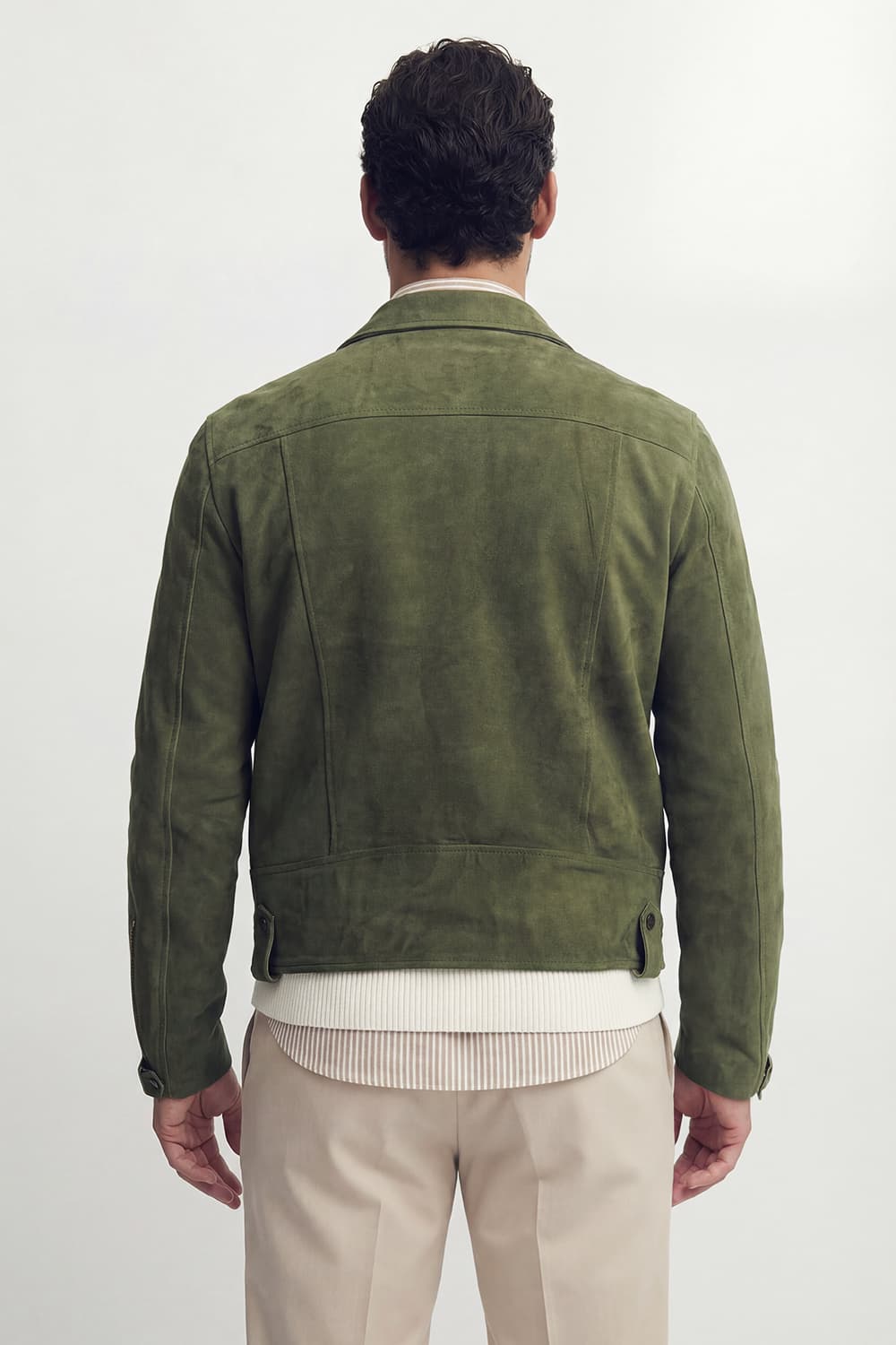 Ale Camoscio Verde Uomo unisex Barone firenze - 12