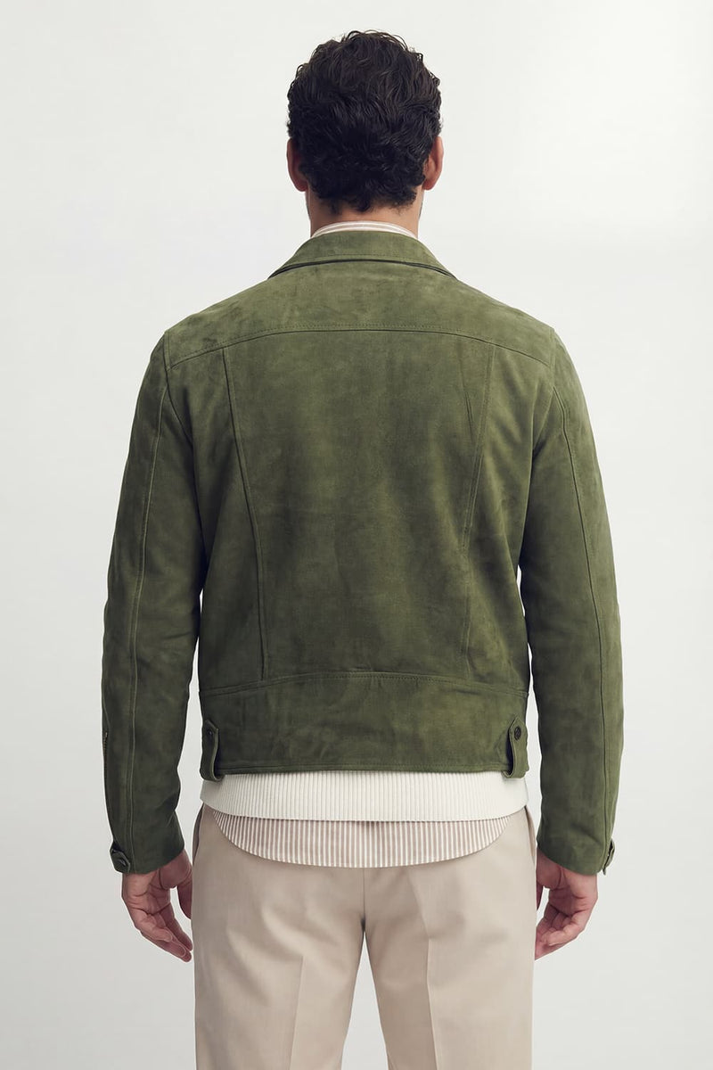 Ale Camoscio Verde Uomo unisex Barone firenze - 12