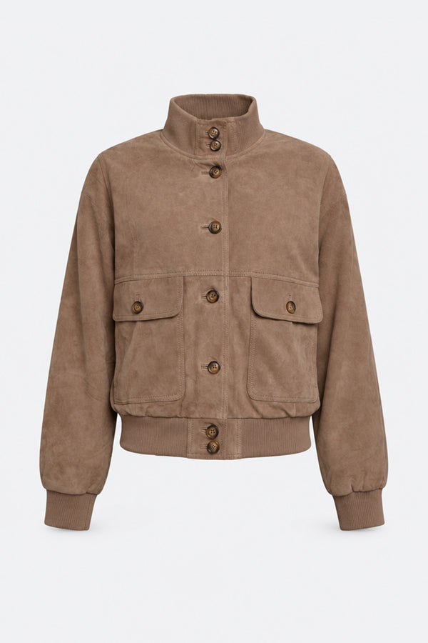 Alma Camoscio Taupe donna Barone firenze