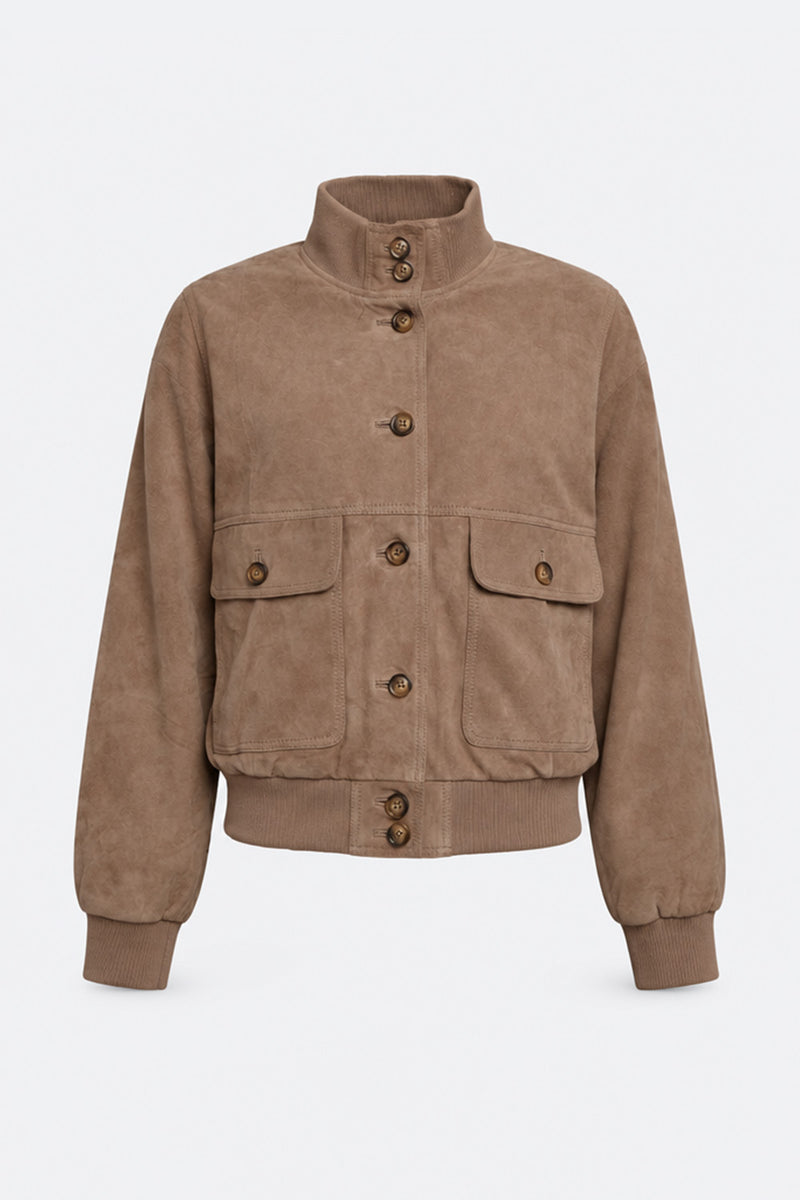Alma Camoscio Taupe donna Barone firenze - 2