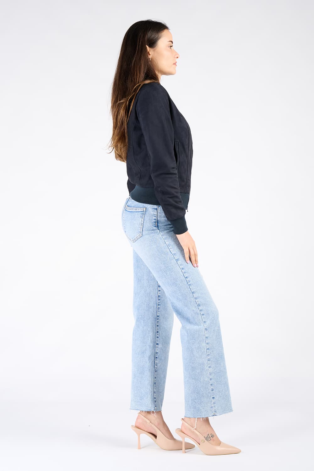 Ambra Camoscio Blu donna Barone firenze - 8