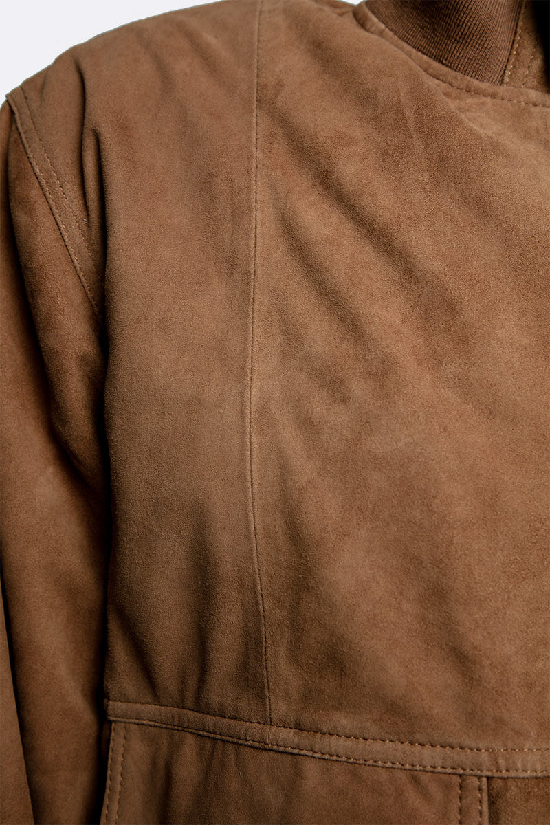 Amedeo Camoscio Cognac Scuro uomo Barone firenze - 4