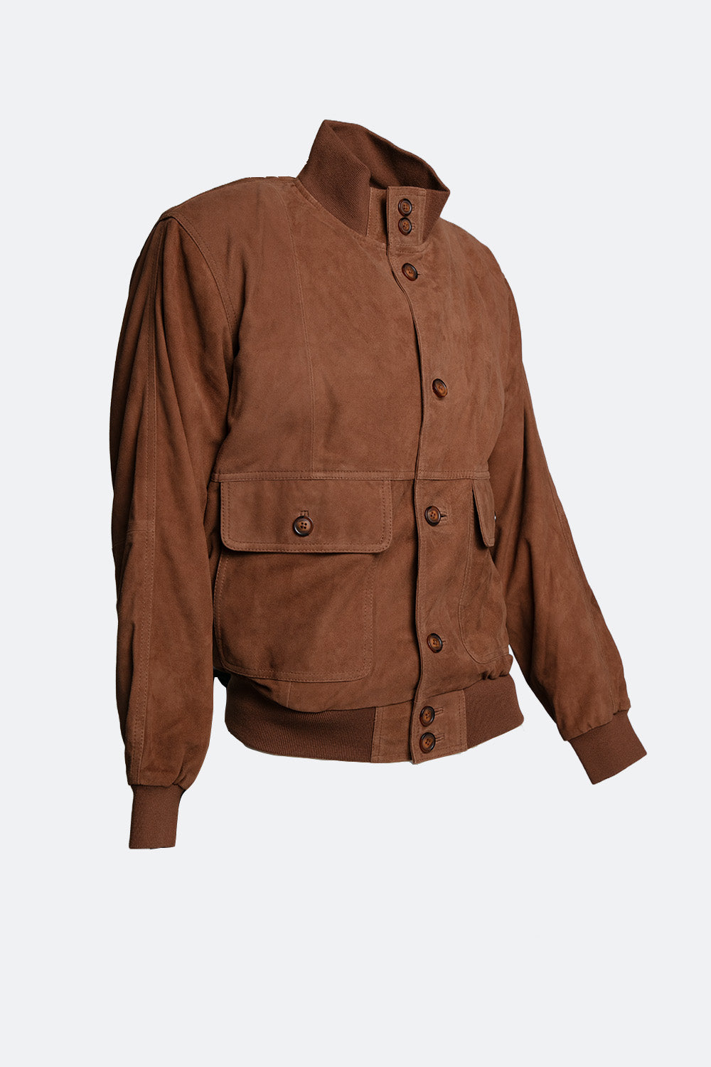 Amedeo Camoscio Cognac Scuro uomo Barone firenze - 6