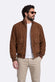 Amedeo Camoscio Cognac Scuro uomo Barone firenze - 3