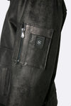 Giacca Aviatore Uomo Nero Shearling Style uomo Barone firenze - 10