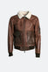 Giacca Aviatore Uomo Testa di Moro Shearling Style uomo Barone firenze - 2