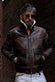 Giacca Aviatore Uomo Testa di Moro Shearling Style uomo Barone firenze - 3