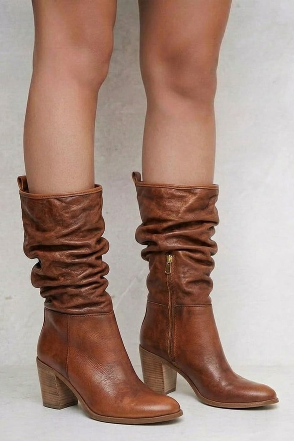 Stivali Baronessa Cognac donna Barone firenze - 5