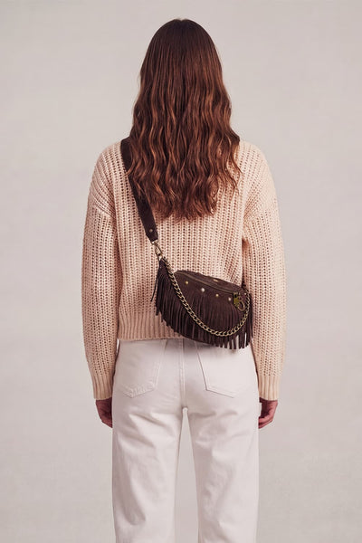 Bea Camoscio Borchie Testa di moro