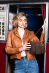 Bea Camoscio Borchie Testa di moro donna Barone firenze - 2