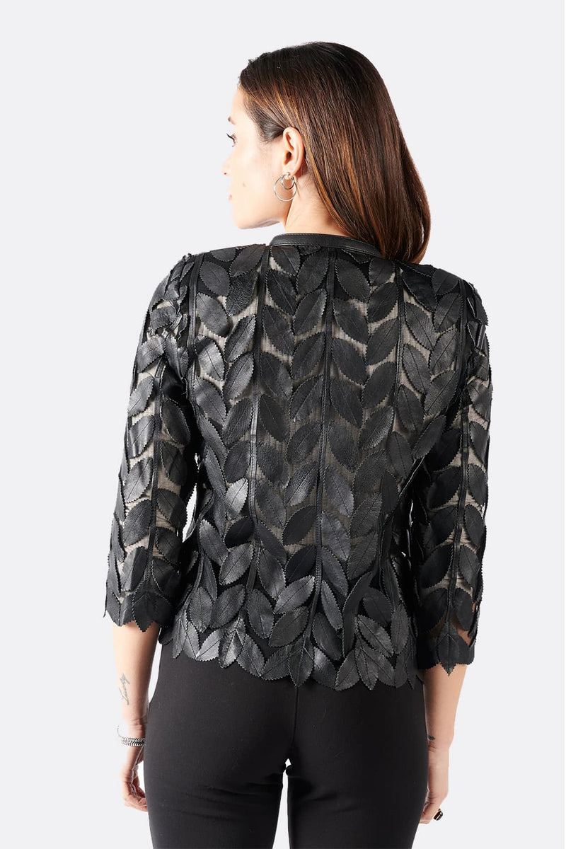 Giacca Foglie donna Barone firenze - 6