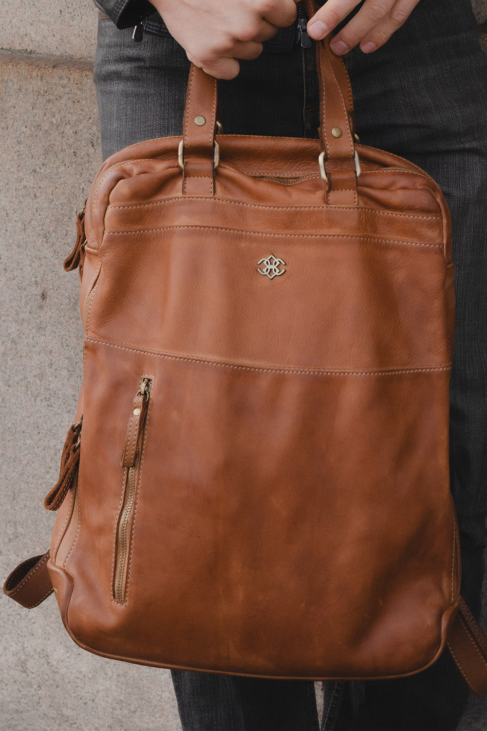 Zaino Bolgheri Cuoio unisex Barone firenze - 4