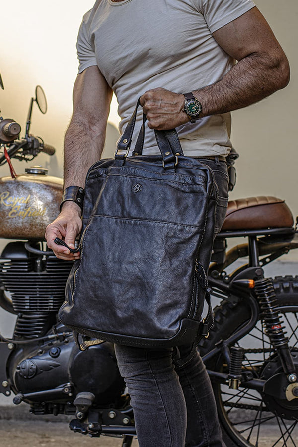 Zaino Bolgheri Nero unisex Barone firenze