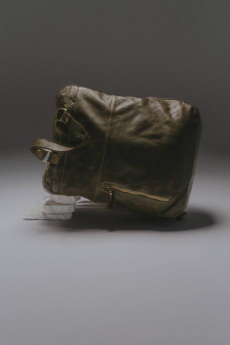 Zaino Bolgheri Verde unisex Barone firenze - 6