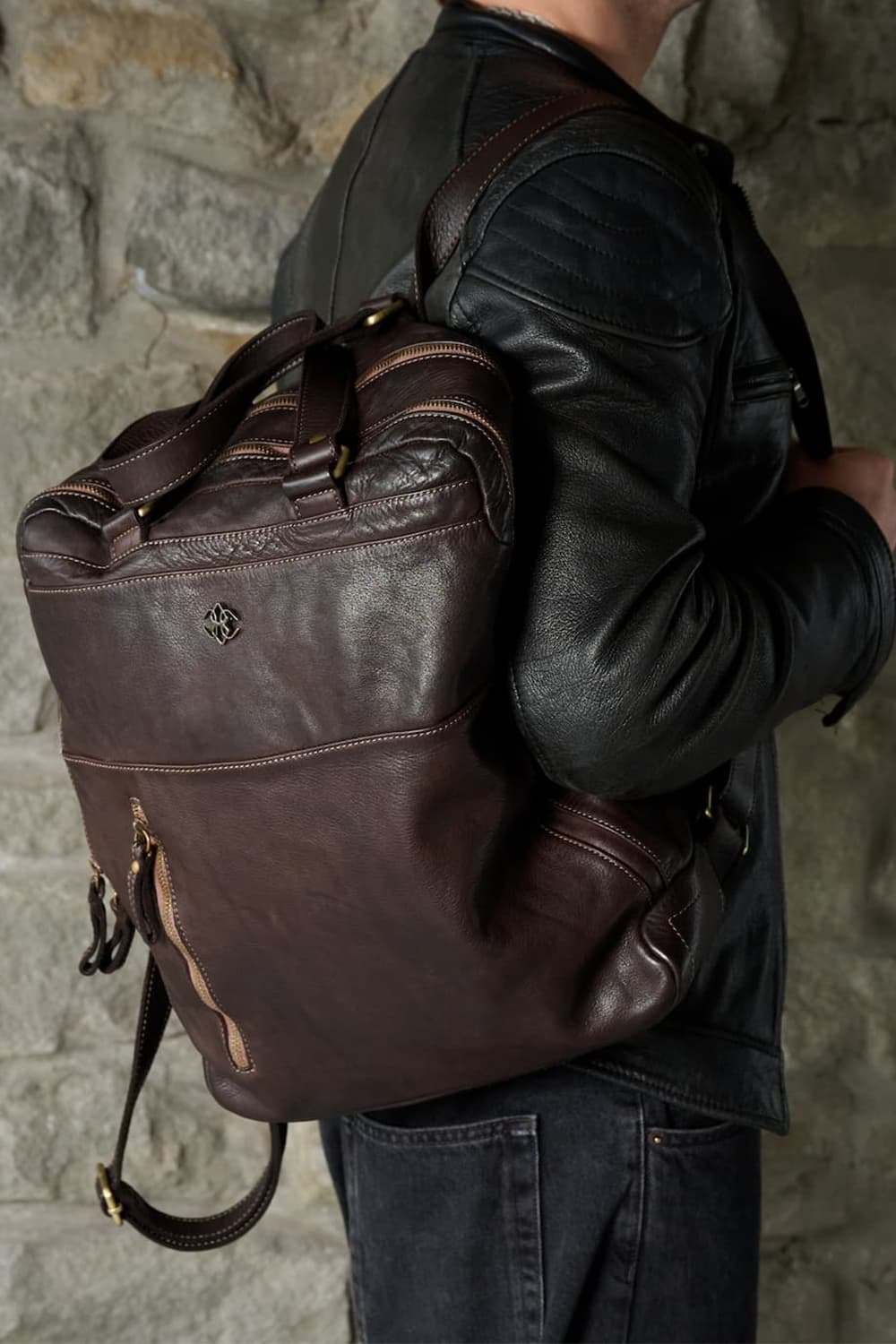 Zaino Bolgheri Testa di moro unisex Barone firenze - 5
