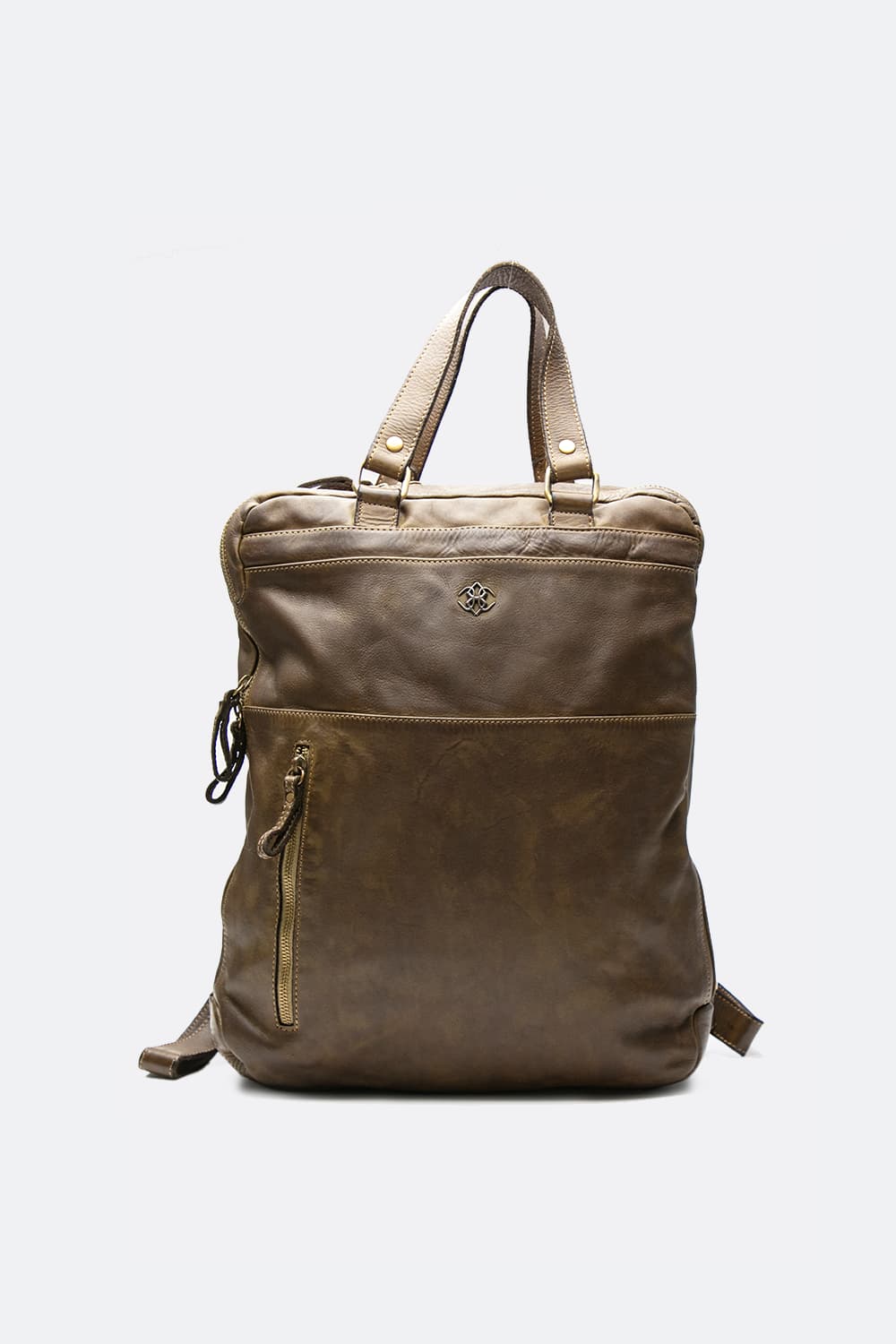 Zaino Bolgheri Verde unisex Barone firenze - 1