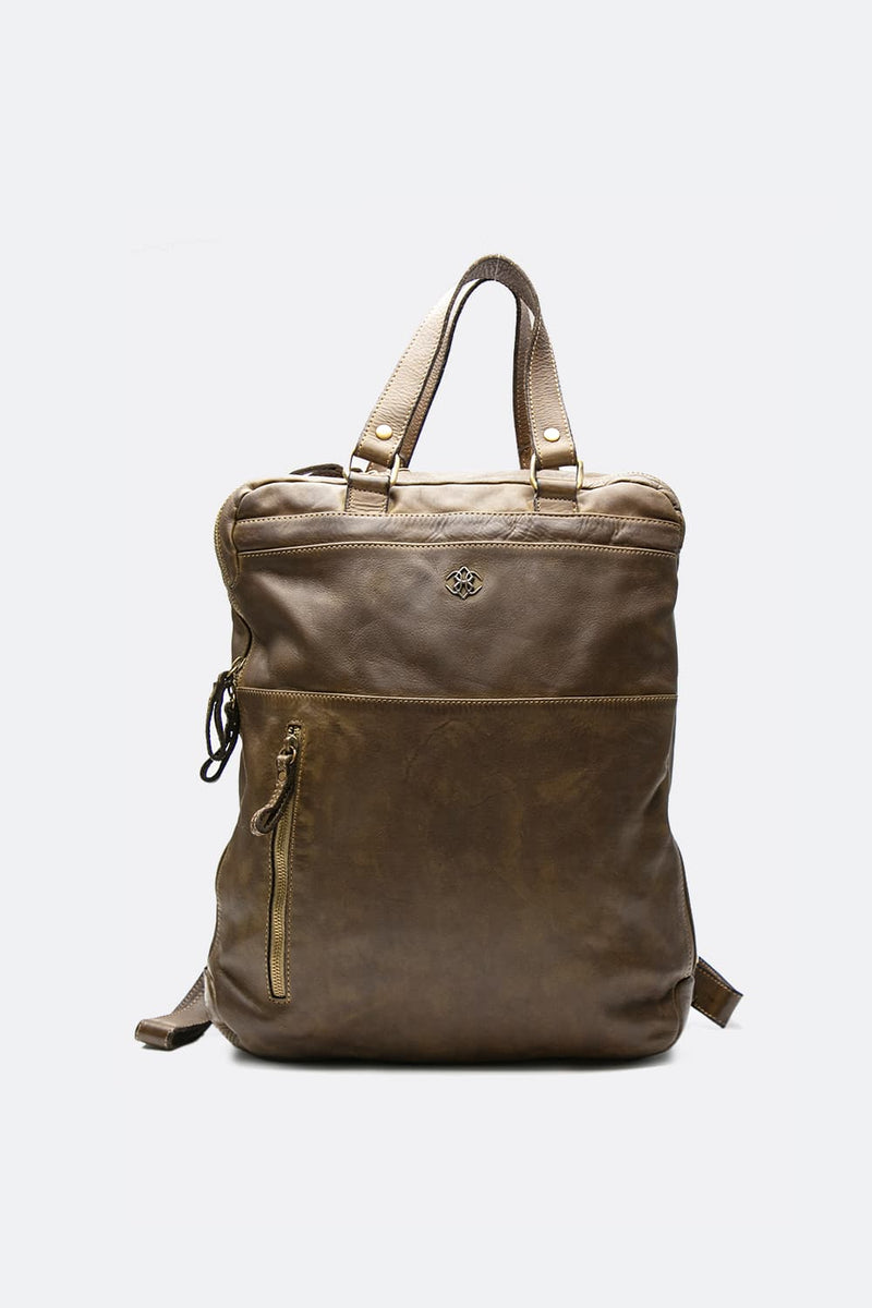 Zaino Bolgheri Verde unisex Barone firenze - 1