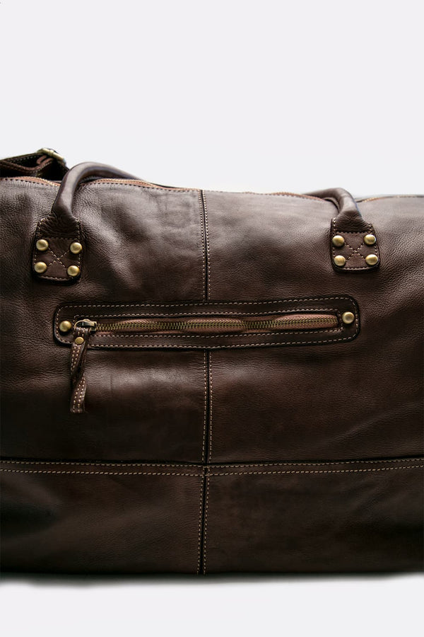 Borsone Vintage Testa di moro unisex Barone firenze