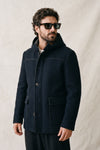 Cappotto Classico Uomo Lana con Cappuccio uomo Barone firenze - 1