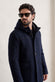 Cappotto Classico Uomo Lana con Cappuccio uomo Barone firenze - 2