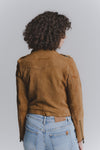 Chiodo Donna Bis Camoscio Cognac donna Barone firenze - 2