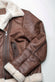 Chiodo Gold Shearling Style Donna Testa di Moro unisex Barone firenze - 4