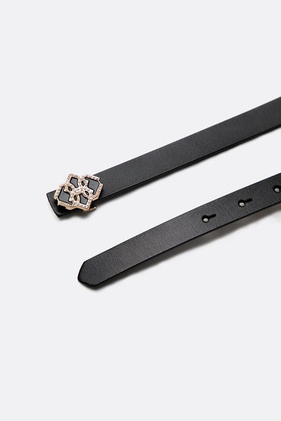 Cintura Mini Logo Nero