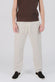 Pantaloni Cotone Righe Crema uomo Barone firenze - 1