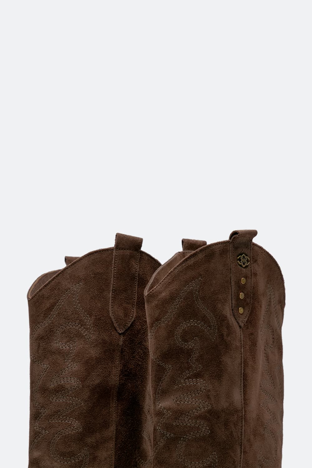 Stivali Texani Dante Camoscio Testa di Moro donna Barone firenze - 5