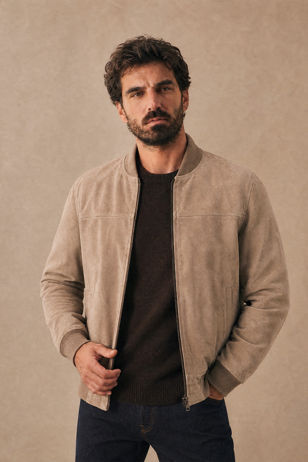 David Camoscio Taupe unisex Barone firenze - 5