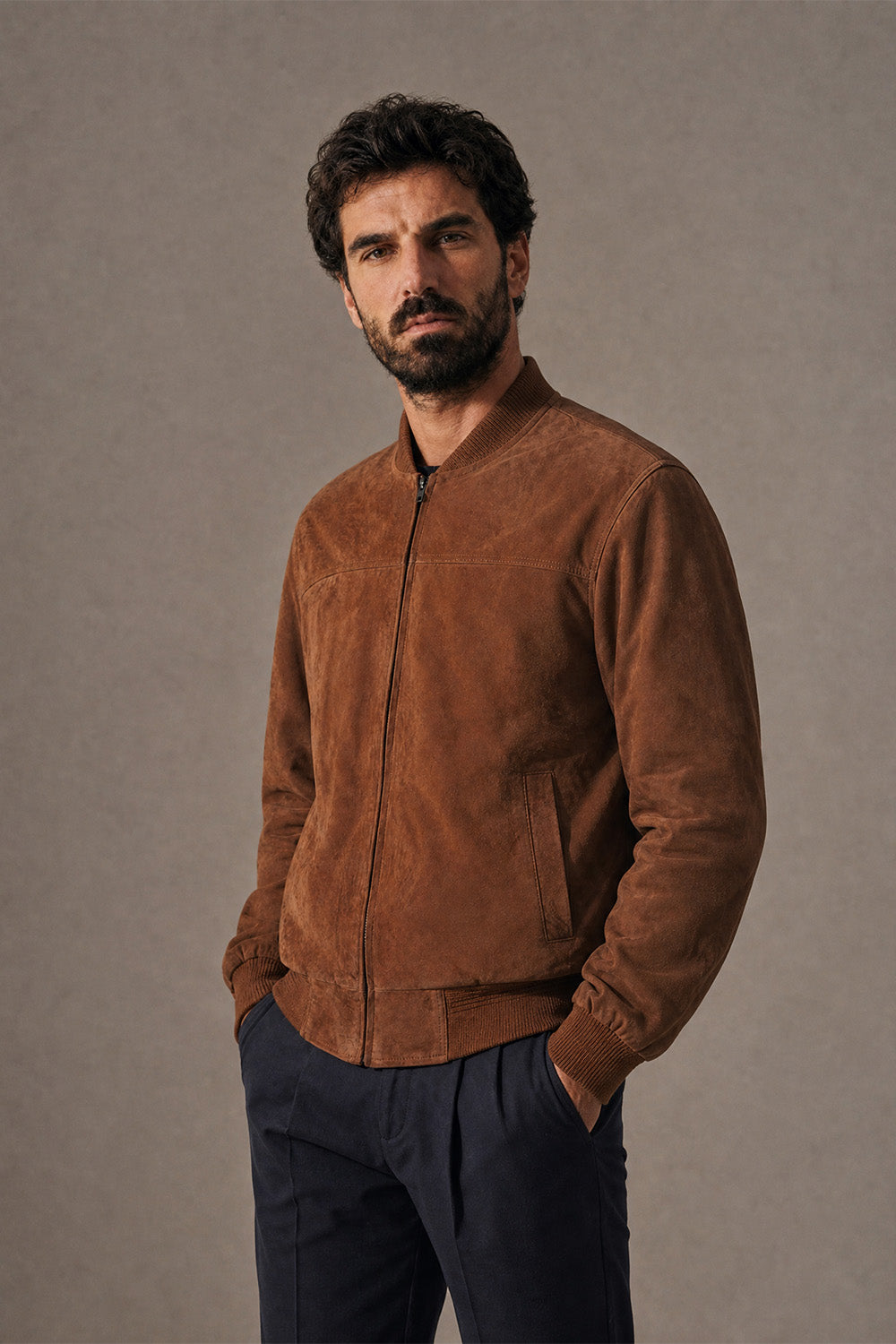 David Camoscio Cognac Scuro unisex Barone firenze - 9