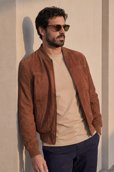 David Camoscio Cognac Scuro