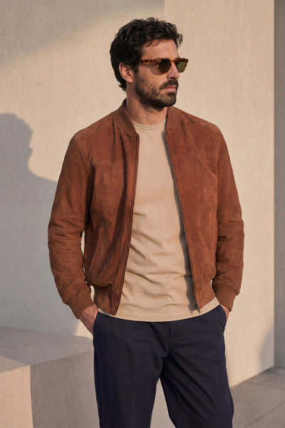 David Camoscio Cognac Scuro