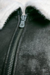 Elton Gold Colletto Shearling Style Nero Panna uomo Barone firenze - 2