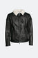Elton Gold Colletto Shearling Style Nero Panna uomo Barone firenze - 1